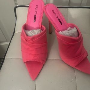 Very Pink Mules